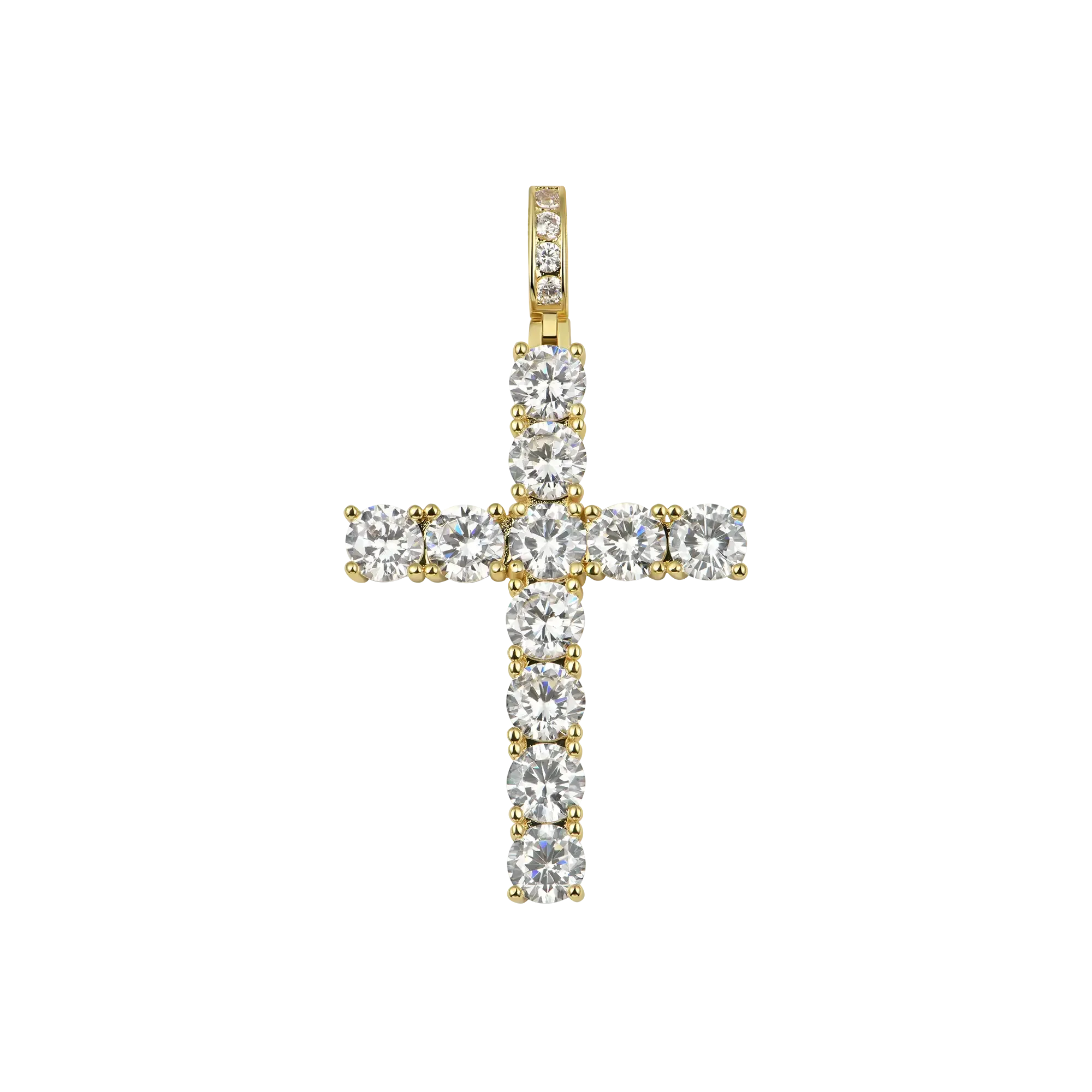 Women's Tennis Cross Pendant - Medium