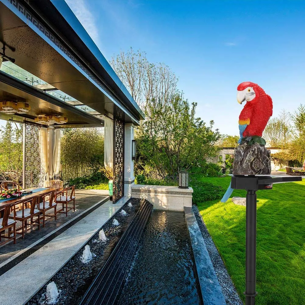 Woowooh Outdoor Solar Parrot Garden Light